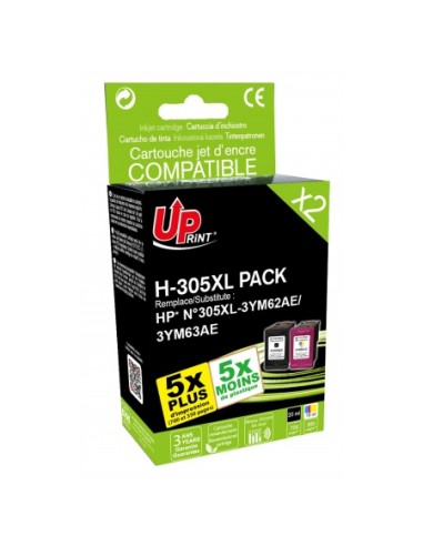 HP 305XL - PACK CARTOUCHE COMPATIBLE HP 305 XL NOIR ET COULEUR