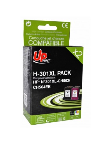 HP 301 XL - PACK 2 CARTOUCHES NOIR ET COULEUR